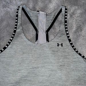 Womens Gray Under Armour Tank Top